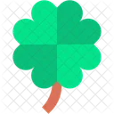 Clover Four Leaf Good Luck Icon