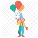 Balloon Seller Clown Balloons Balloons Vendor Icon