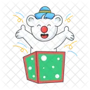 Clown Box Clown Prank Circus Clown Icon