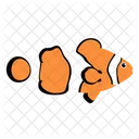 Clown Fish Ocean Sea Icon