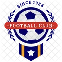 Insignia De Futbol Insignia De Futbol Escudo De Futbol Icono