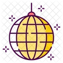 Club Globe Nightlife Party Icon