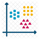 Clustering De Dados Inteligencia Artificial IA Ícone