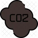 Co 2 Pollution Nuclear Icon