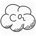 Carbon Dioxide Emission Icon