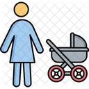 Carrito de bebé  Icono