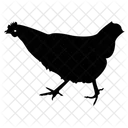 Hen Black Hen Cock Icon