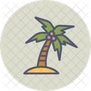 Coconut Tree Beach Icon