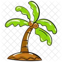 Cocotero Arbol Isleno Palmera Icono