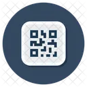 Code Qr Code De Reponse Rapide Code Barres Matriciel Icône