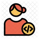 Coder User Coder Profile Female Profile Icon