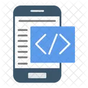 Codificacion Programacion Movil Desarrollo Movil Icono