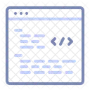 Escrever Site Script Ícone