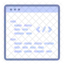 Escrever Site Script Ícone