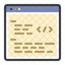 Escrever Site Script Ícone