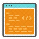 Escrever Site Script Ícone
