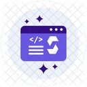 Solidity Coding Code Icon