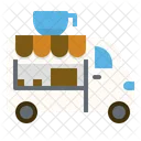 Coffee Truck Shop Icon