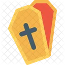 Coffin Casket Halloween Icon