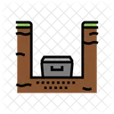 Coffin Burial Pit Icon