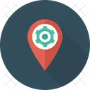 Cog Gps Locationpin Icon