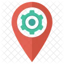 Cog Gps Locationpin Icon