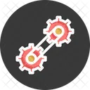 Cogwheels Engineering Gear Wheels Icon