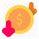 Coin Deflation  Icon