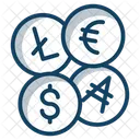 Coins Currency Finance Icon