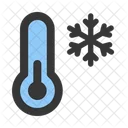 Cold Thermometer Low Temperature Icon