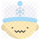 Cold Emoji Face Icon