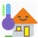 Cold Home House Icon