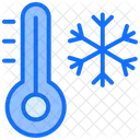 Cold Weather Thermometer Icon