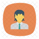 Colegial Avatar Aprendizaje Icono