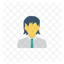 Colegial Avatar Aprendizaje Icono