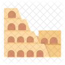 Rome Colosseum Building Icon