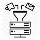 Collecting Data Data Extraction Data Filtration Icon