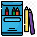 Color Pencil Box Icon