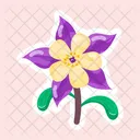 Flower Stickers Blooming Flowers Spring Flowers Icon