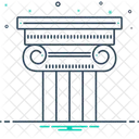 柱、支柱、ポール アイコン