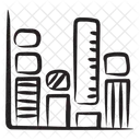 Column Chart Data Analytics Infographic アイコン