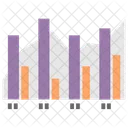 棒グラフ、棒チャート、チャート作成アプリケーション アイコン