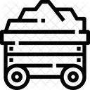 Combustible Mine Trolley Coal Icon