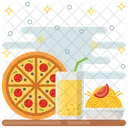 Comida Cocina Italiana Pizza Icono