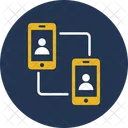 Communication Conference Call Mobiles Icon