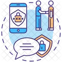 Communication privacy  Icon