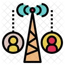 Tower Communication Signal Icon