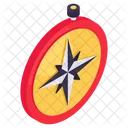 Compass Windrose Magnetic Tool Icon