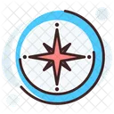 Compass Navigational Gps Icon