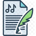 Composition Melody Concept Icon